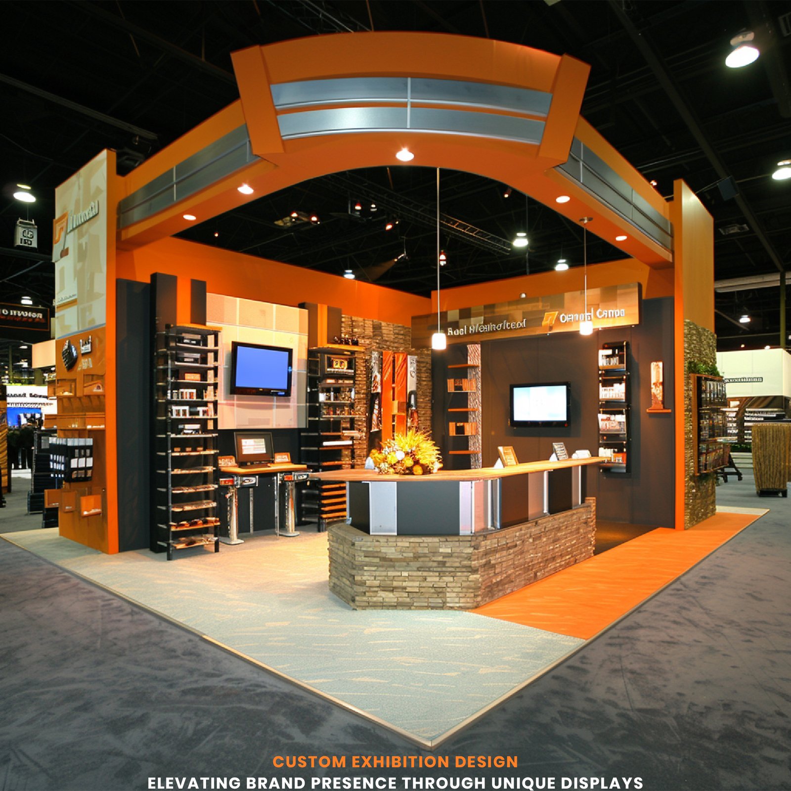 exhibition stand design in dubai